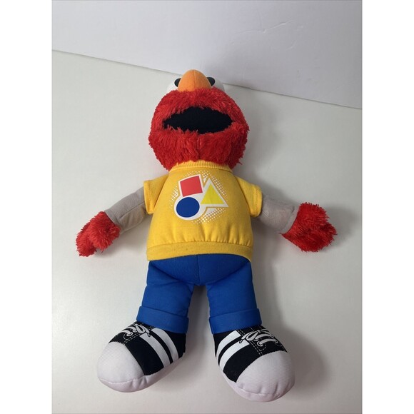 Playskool Sesame Street Elmo SHAPES COLORS Learning Plush Doll Talking Hasbro - Picture 1 of 9